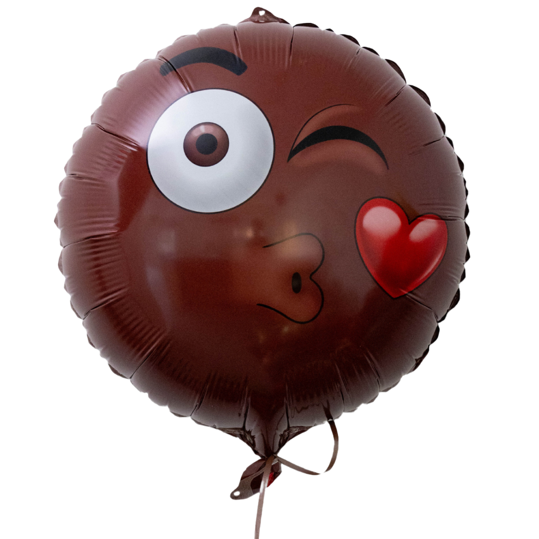 Melanin Moji Winking Kiss