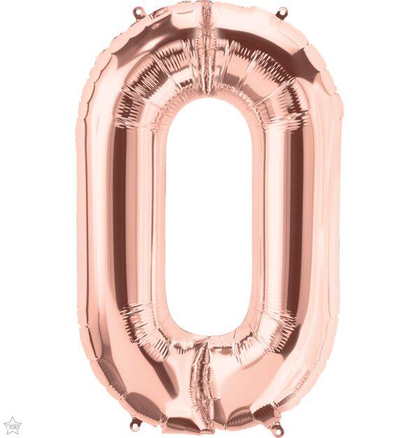 Letter O Rose Gold Linking