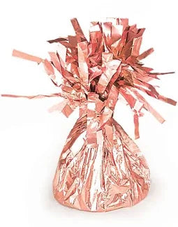Balloon Weight, Rose Gold Foil