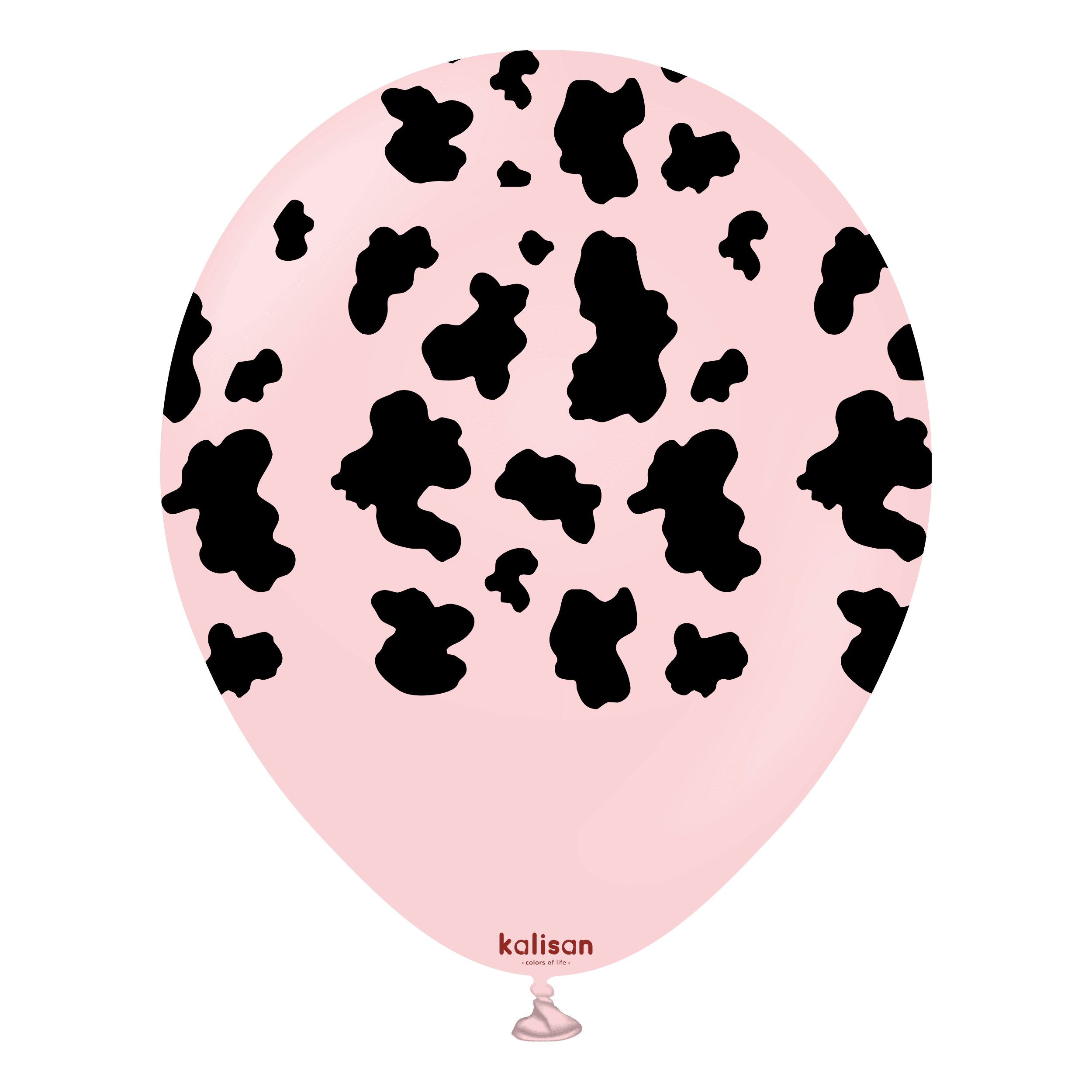 Kalisan Safari Cow Macaron Pink/Black Print 12"