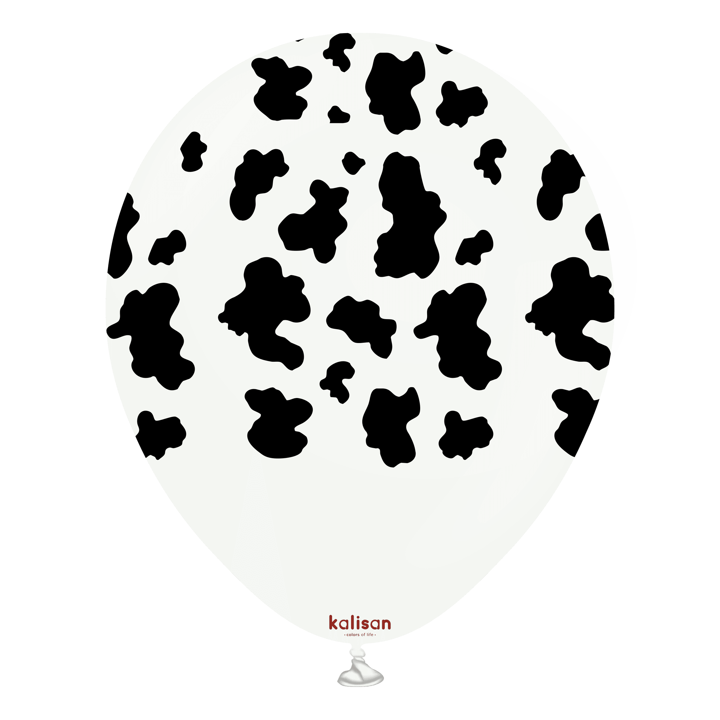 Kalisan Safari Cow Black/White Print 12"