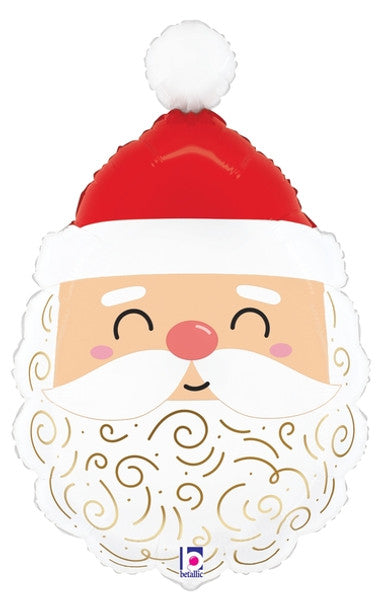 Joyful Santa Head
