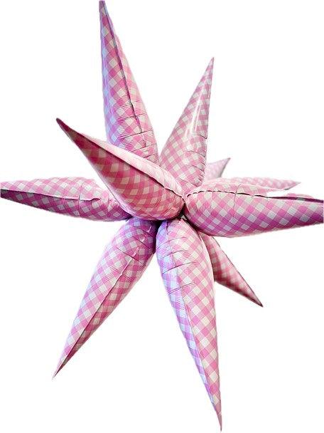 Starburst Pink Checkered 40"