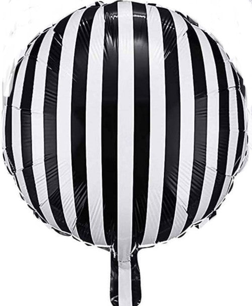 Black and White Round, 18"