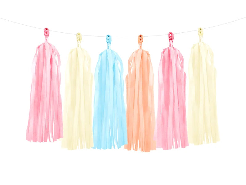 Tassel Garland, Pastel Mix