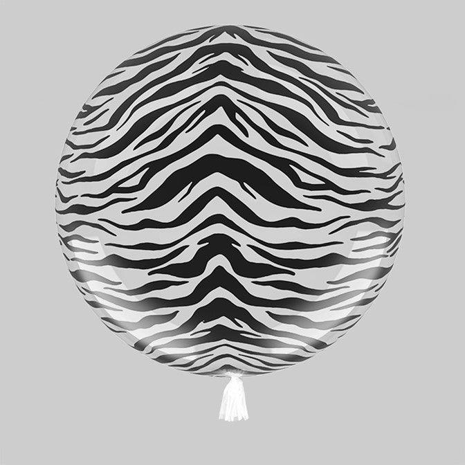 Tiger Print Clear - Black