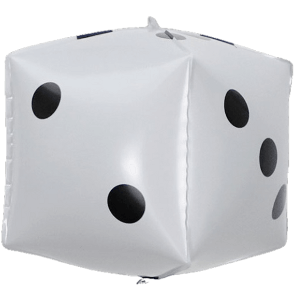 Die Dice White 24"