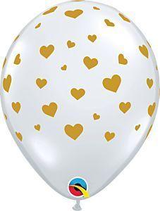 Random Hearts-A-Round Latex - Diamond Clear 1
