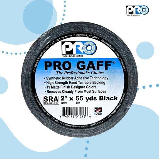 Pro Gaff Gaffer Tape 2, Black