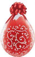 Qualatex Filigree Hearts Latex - Clear 1