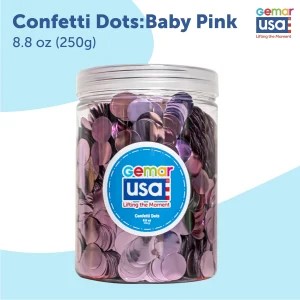 Baby Pink Confetti Jar