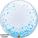 Bubble Blue Confetti