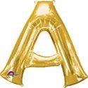 Letter A Gold Anagram (pkg) 1