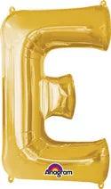Letter E Gold Anagram (pkg) 1