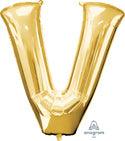 Letter V Gold Anagram (pkg) 1