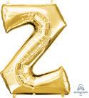 Letter Z Gold Anagram (pkg) 1