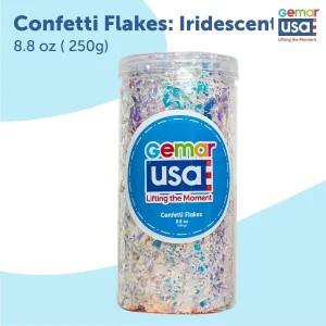 Iridescent Confetti Jar Flake