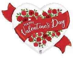 Satin Red Roses Valentine 1