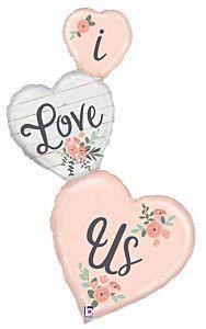 Rustic I Love Us 1