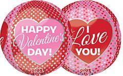 ORBZ Pink and Red Happy Valentine's Day 1