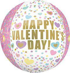 ORBZ Happy Valentine's Day Pastel Hearts and Dots 1