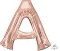 Letter A Rose Gold Anagram (pkg) 1