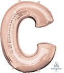 Letter C Rose Gold Anagram (pkg) 1