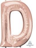 Letter D Rose Gold Anagram (pkg) 1