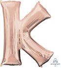 Letter K Rose Gold Anagram (pkg) 1