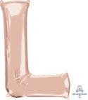 Letter L Rose Gold Anagram (pkg) 1