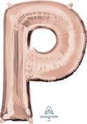 Letter P Rose Gold Anagram (pkg) 1