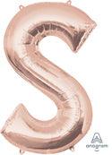 Letter S Rose Gold Anagram (pkg) 1