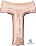Letter T Rose Gold Anagram (pkg) 1