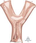 Letter Y Rose Gold Anagram (pkg) 1
