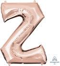 Letter Z Rose Gold Anagram (pkg) 1