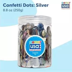 Silver Confetti Jar