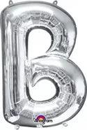 Letter B Silver Anagram (pkg) 1