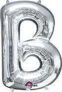 Letter B Silver Anagram (pkg) 1