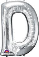Letter D Silver Anagram (pkg) 1