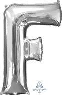 Letter F Silver Anagram (pkg) 1