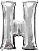 Letter H Silver Anagram (pkg) 1