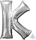 Letter K Silver Anagram (pkg) 1