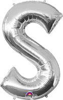Letter S Silver Anagram (pkg) 1