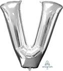 Letter V Silver Anagram (pkg) 1