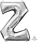 Letter Z Silver Anagram (pkg) 1