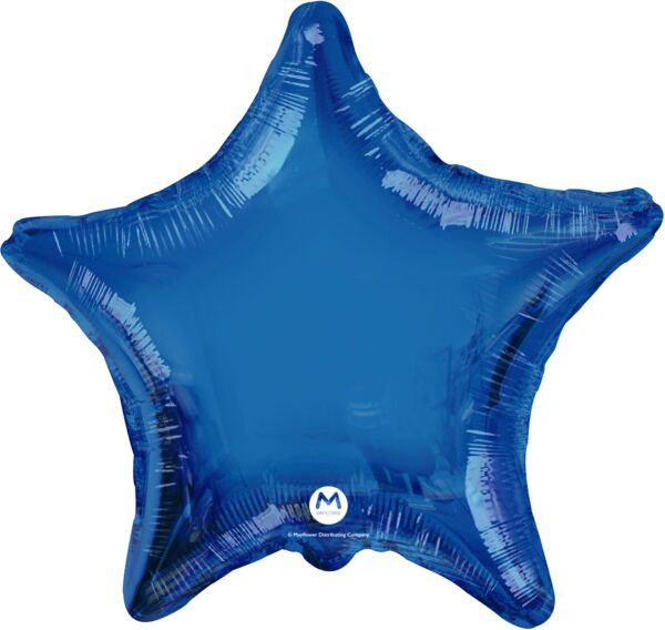 Star Foil Blue 17"