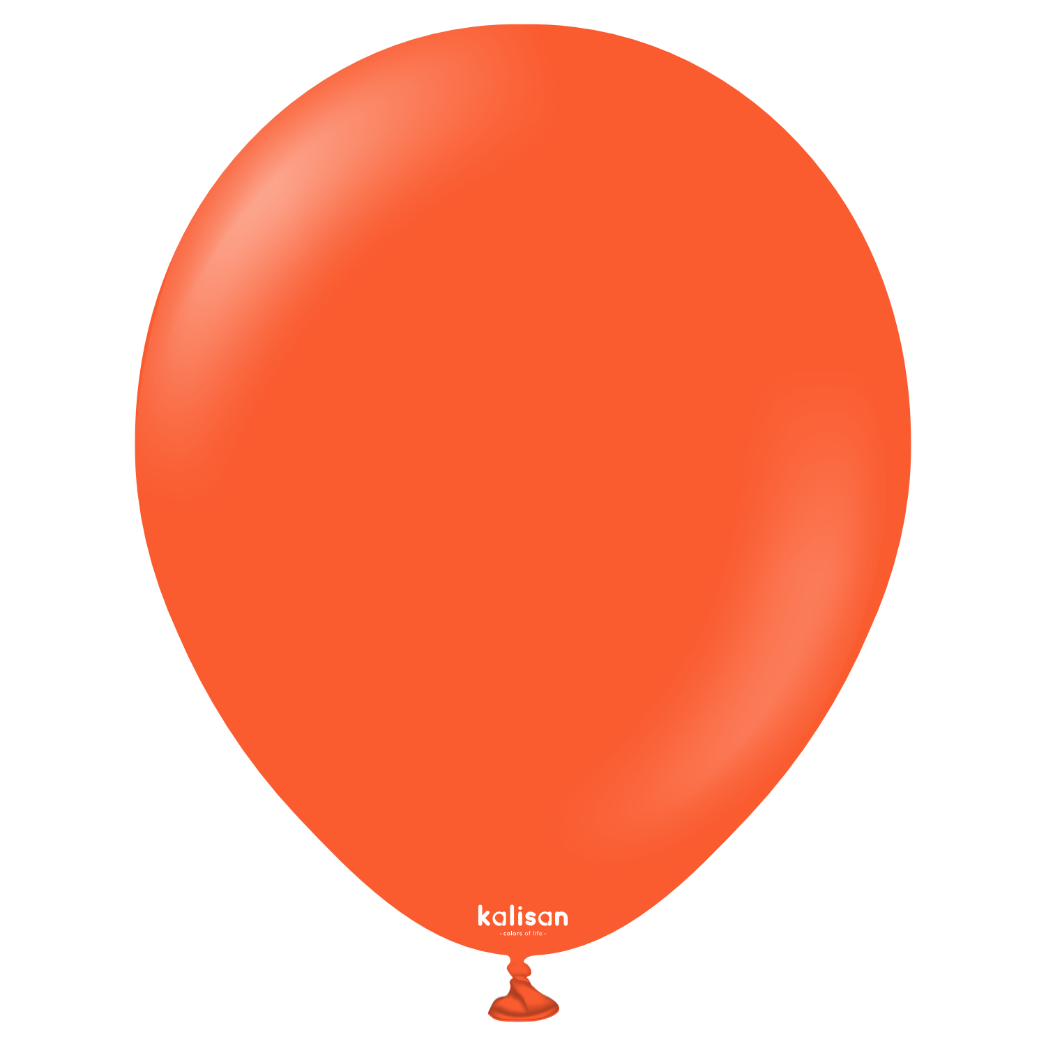 Kalisan Flame Orange Latex Balloon