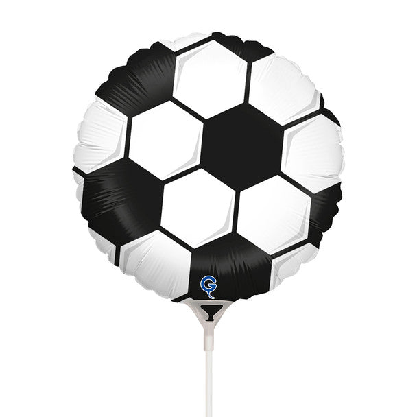 Soccer Ball Foil Balloon, 9"