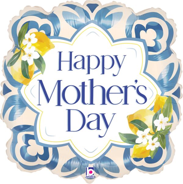 Mothers Day Med Tile Square Foil Balloon