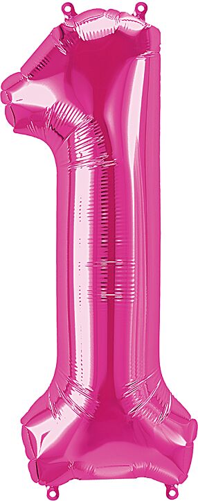 Number 1 Pink 34"